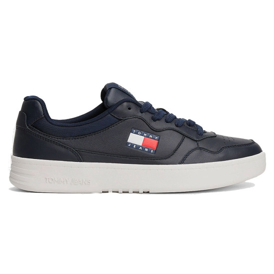 Tommy Hilfiger Leather Cupsole Fine Cleat Trainers